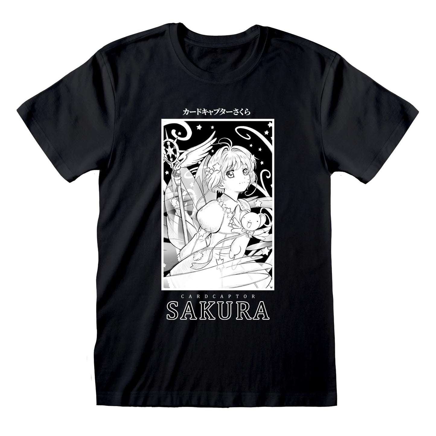 CARDCAPTOR SAKURA - BLACK AND WHITE BOX - T-SHIRT