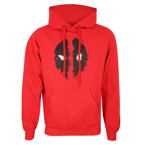 DEADPOOL - SALPICADURA DE MÁSCARA - SUDADERA CON CAPUCHA