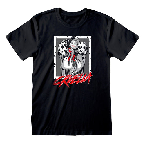 101 DALMATIONS - CRUELLA - TAILLIERTES T-SHIRT