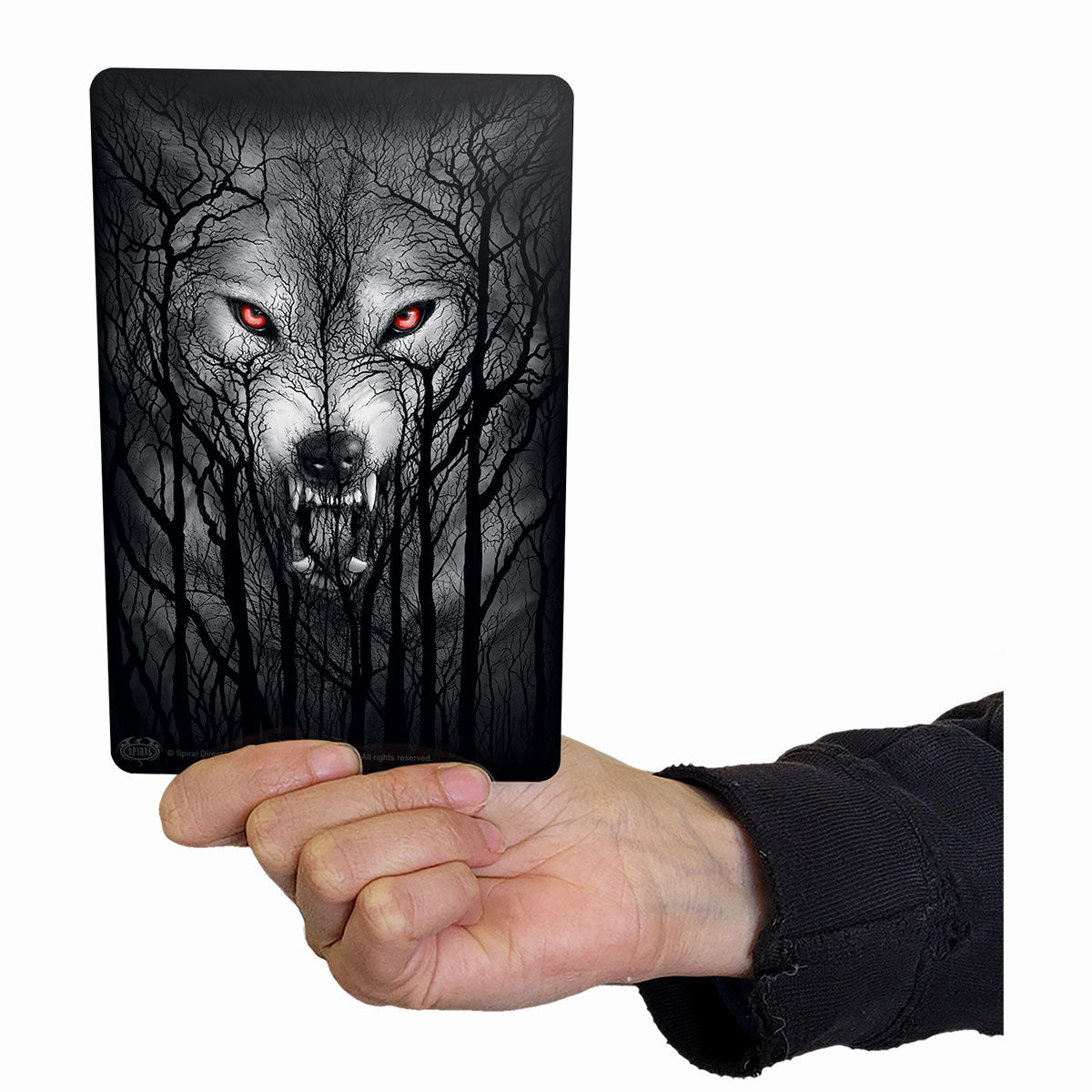 SPIRAL - FOREST WOLF - GREET TIN METAL CARDS