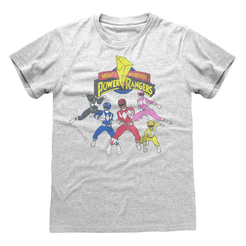 POWER RANGERS - TEAM POSE - T-SHIRT