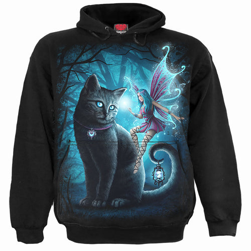 SPIRALE - KATZE UND FEE - KINDER KAPUZENPULLI MIT FRONTPRINT