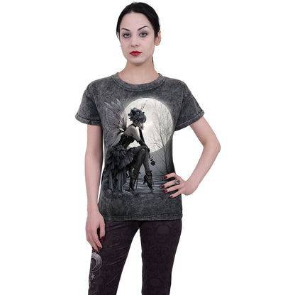 SPIRAL - REFLECTIONS - Acid Wash Turnup Sleeve