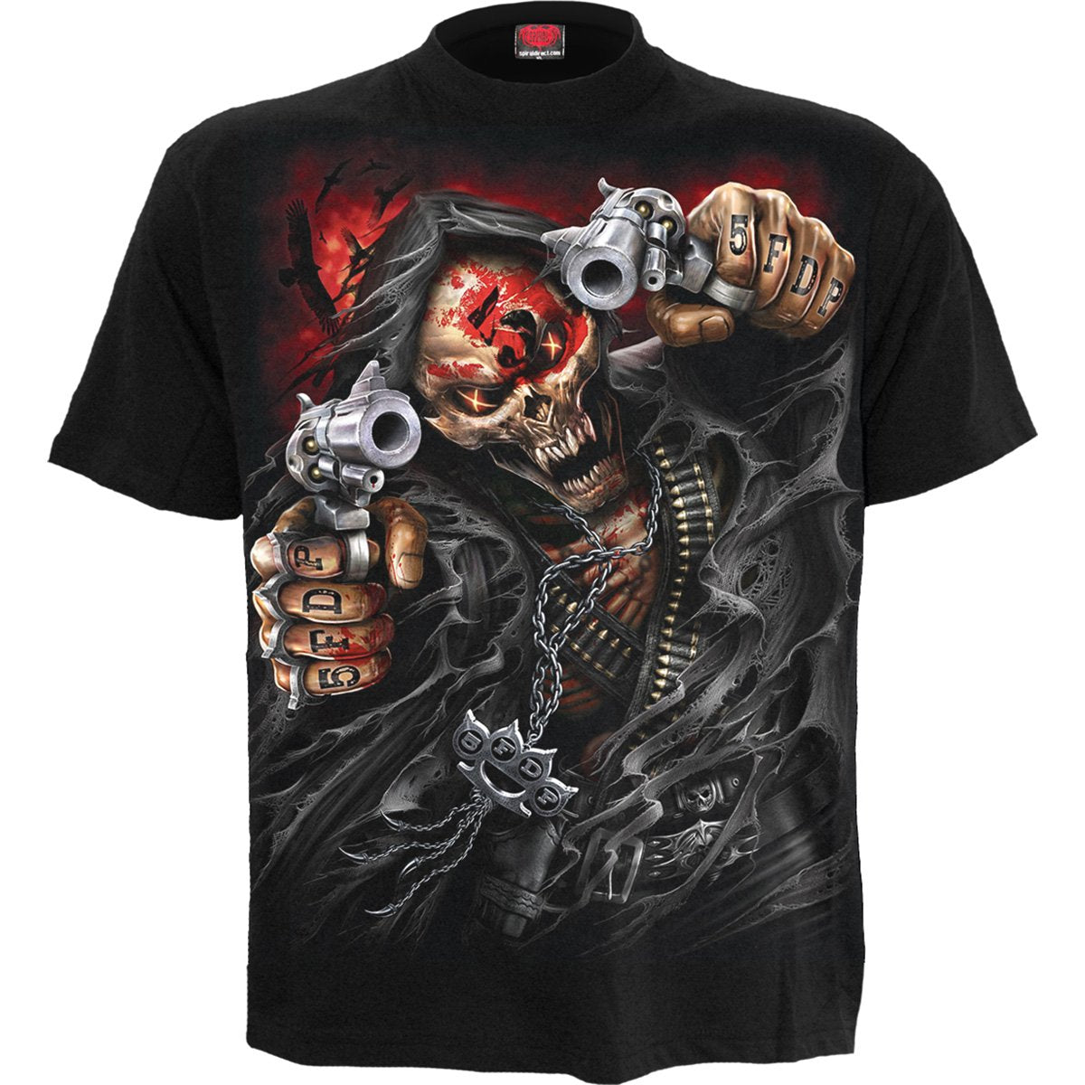 5FDP - ASSASSIN - Licensed Band T-Shirt Black - Spiral USA