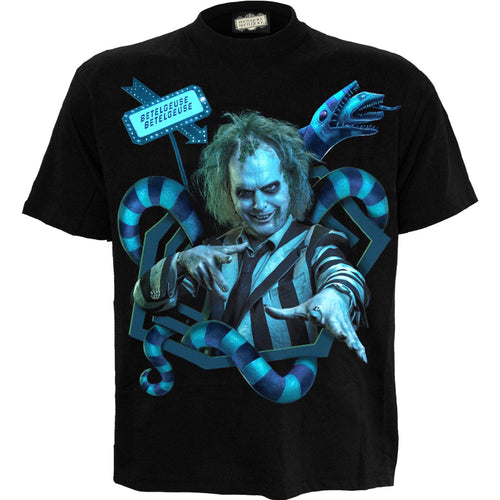 SPIRALE - BEETLEJUICE 2 - SANDWORM PORTAL - FRONTPRINT T-SHIRT