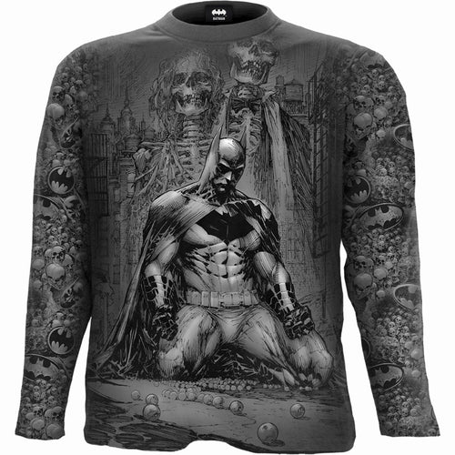 BATMAN - VENGEANCE WRAP - ALLOVER LONGSLEEVE T-SHIRT