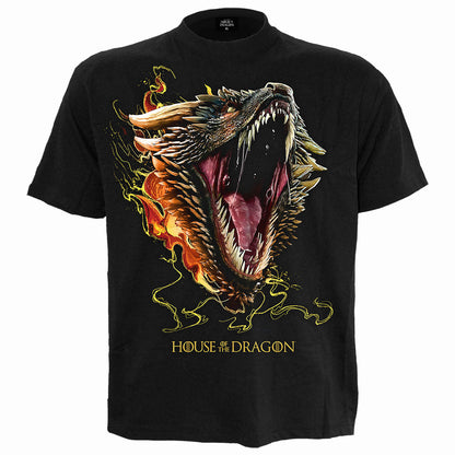 HOD 2 - DROGON - Front Print T-Shirt Black