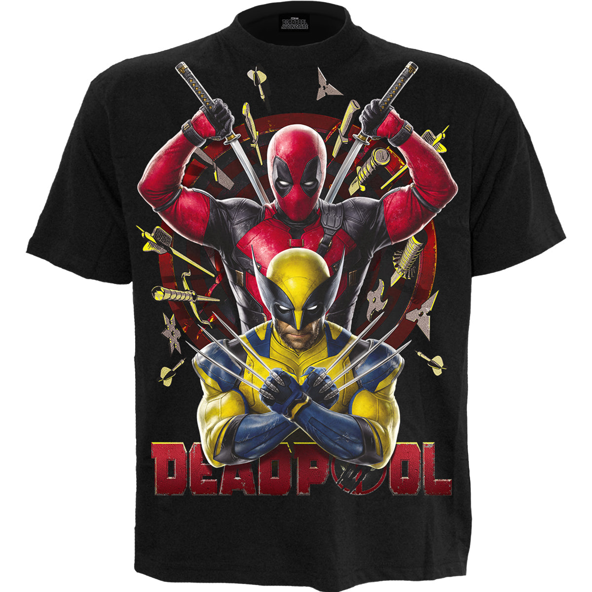 DEADPOOL - WOLVERINE BULLSEYE - T-SHIRT