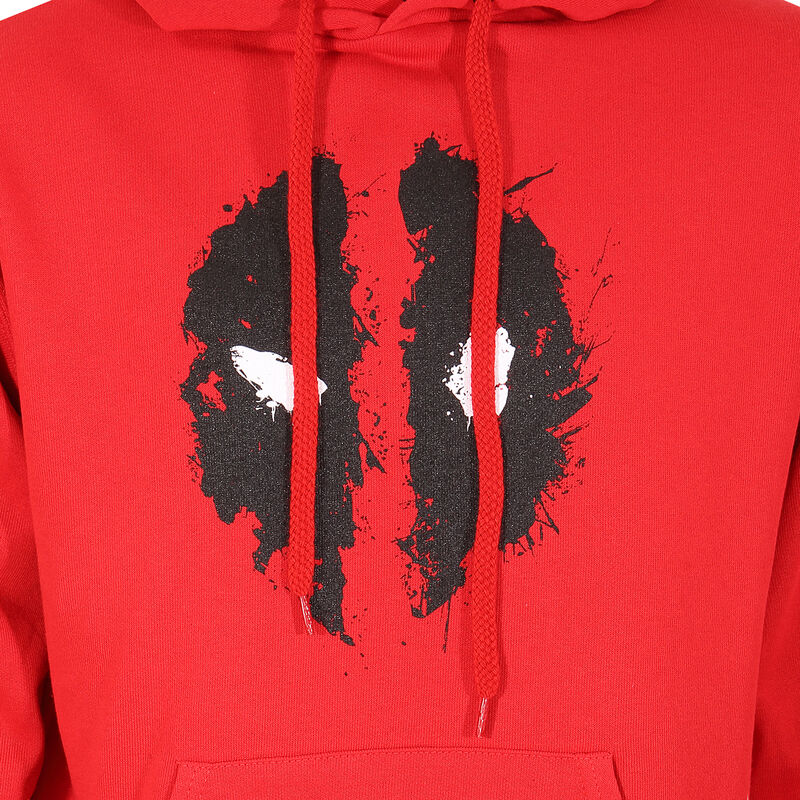 Deadpool - Mask Splatter - Hoodie Red