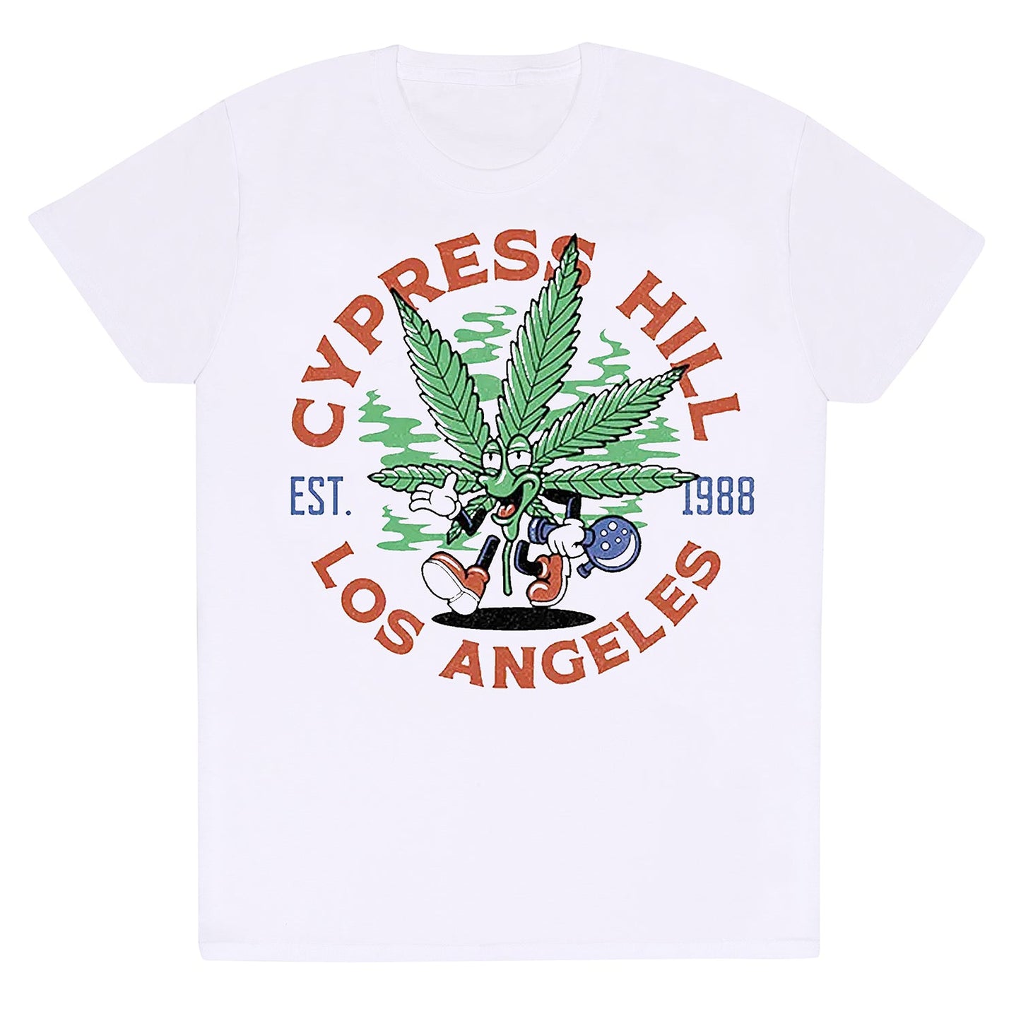 CYPRESS HILL - POT LEAF CARTOON - T-SHIRT