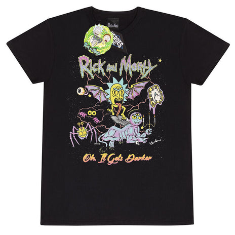 RICK AND MORTY - OH IT GETS DARKER - T-SHIRT