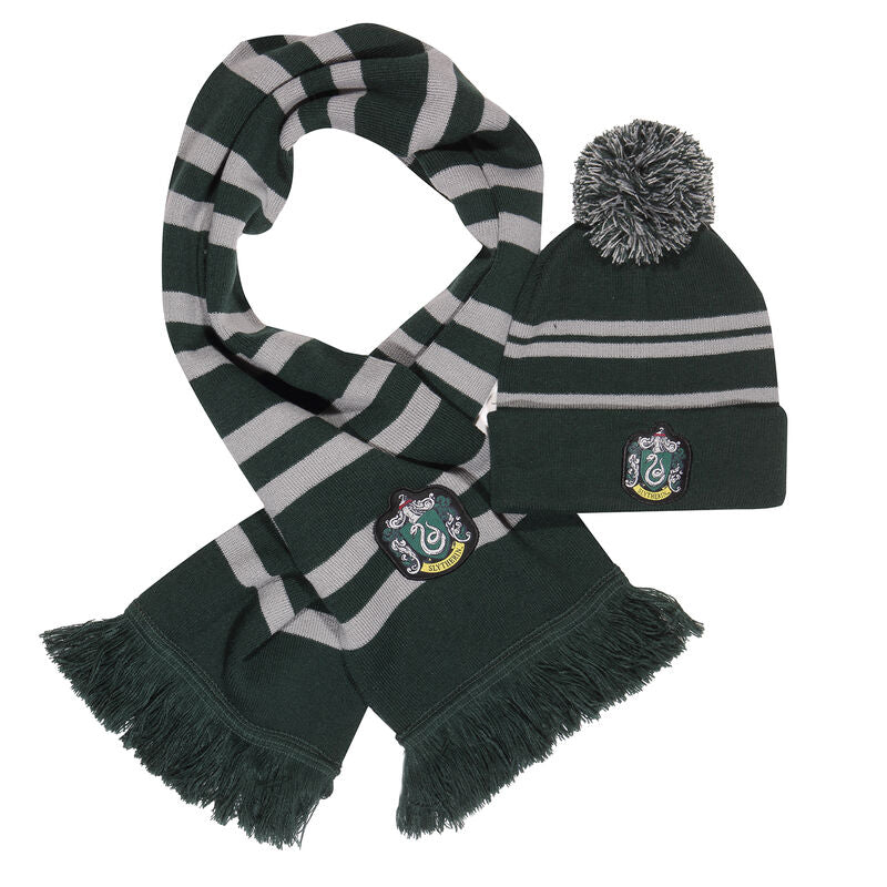 Harry Potter - House Slytherin - Scarf and Hat Set