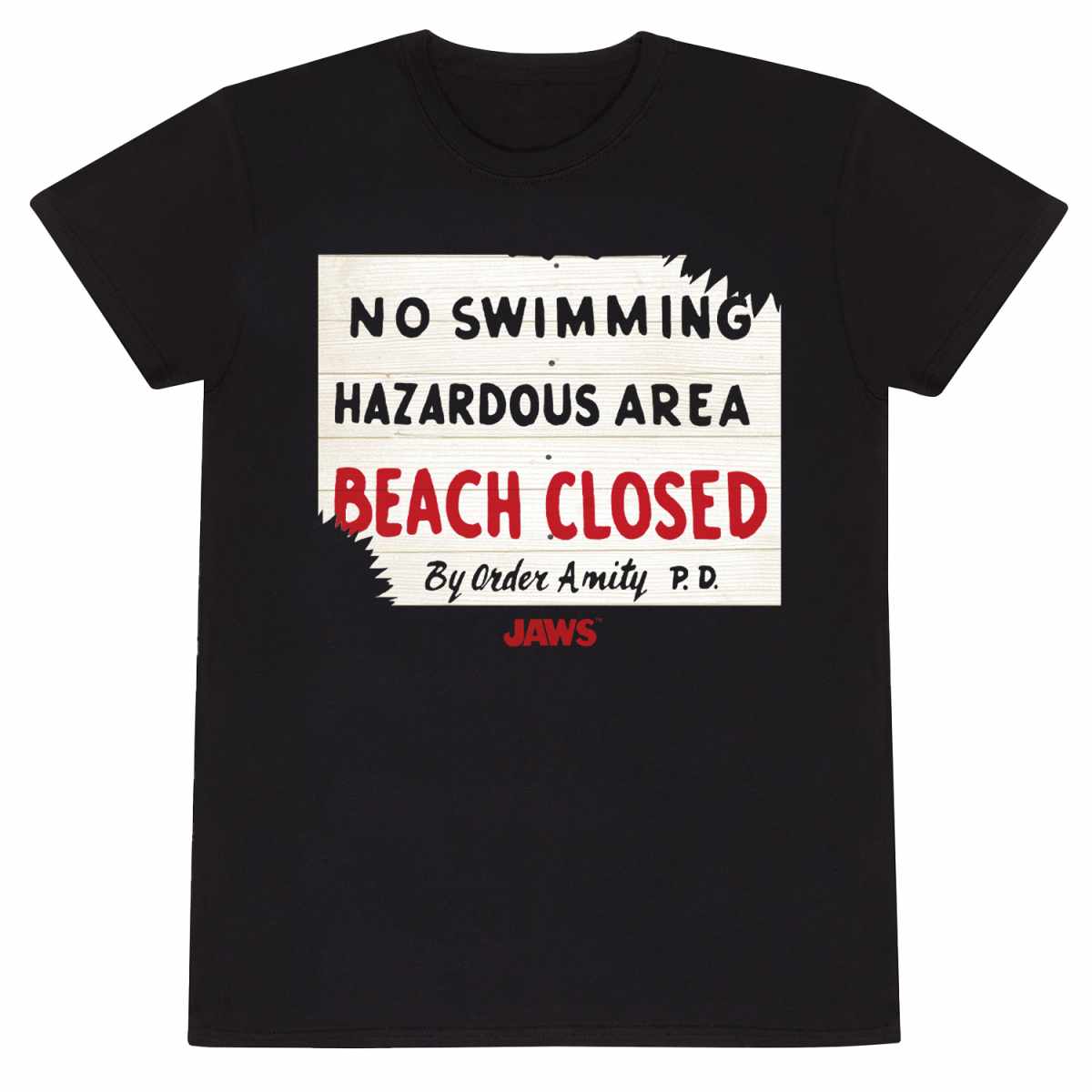 JAWS - NO SWIMMING - T-SHIRT