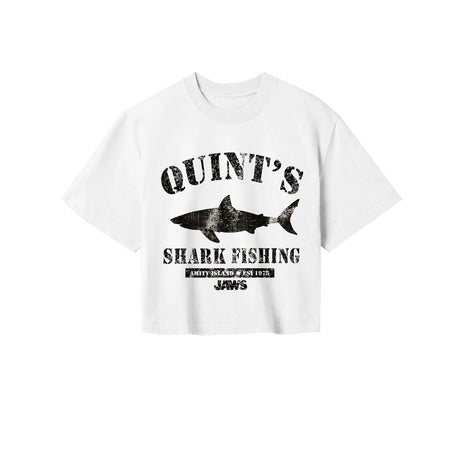 MANDÍBULAS - QUINTS PESCA DE TIBURONES - CAMISETA RECORTADA