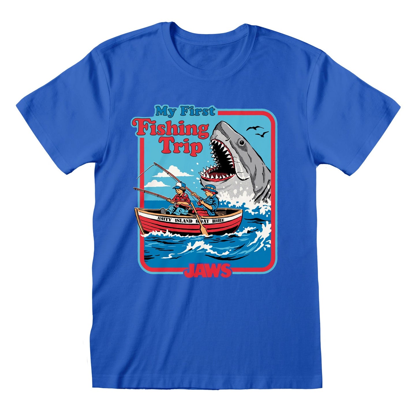 STEVEN RHODES X JAWS - MY FIRST FISHING TRIP - T-SHIRT