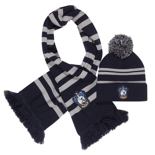 HARRY POTTER - HAUS RAVENCLAW - SCHAL UND HUT SET