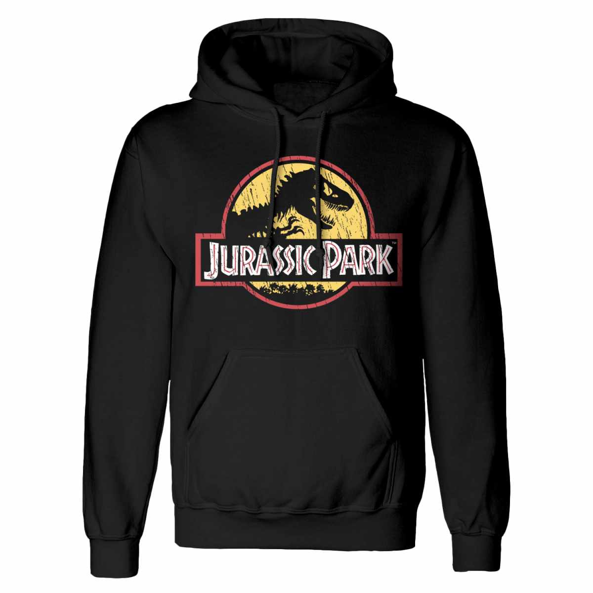 JURASSIC PARK - ORIGINAL LOGO DISTRESSED - HOODIE