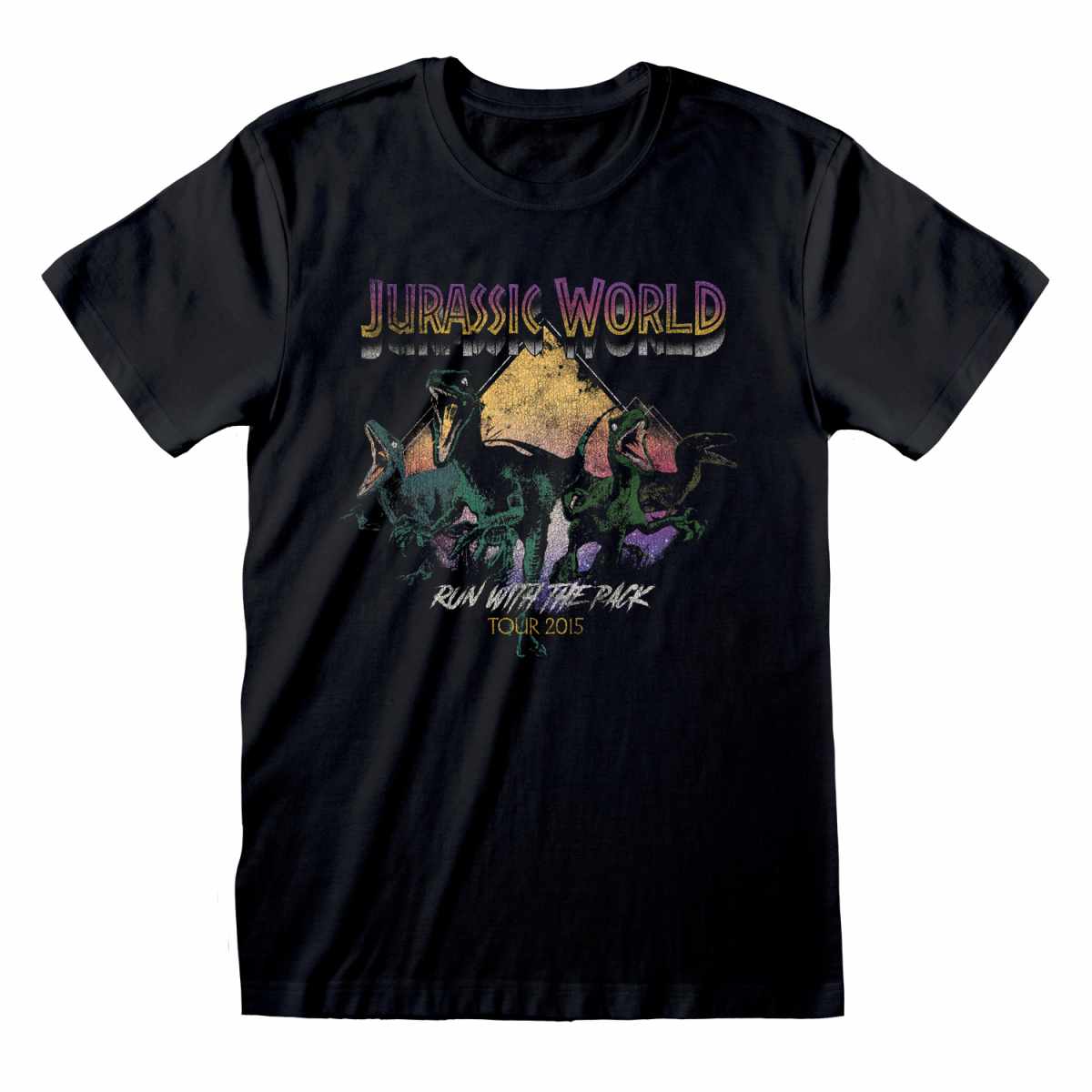 JURASSIC WORLD - RUN WITH THE PACK - T-SHIRT