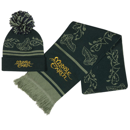 Lord Of The Rings - Hat and Scarf Set (Unisex Green Set) One Size - Scarf and Hat Set