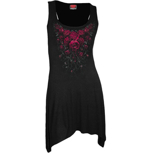 SPIRALE - BLUTROSE - GOTHIC BOTTOM CAMISOLE KLEID