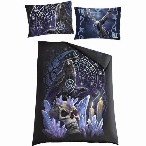 SPIRAL - WITCHCRAFT - SINGLE COTTON DUVET COVER + UK AND EU PILLOW CASE