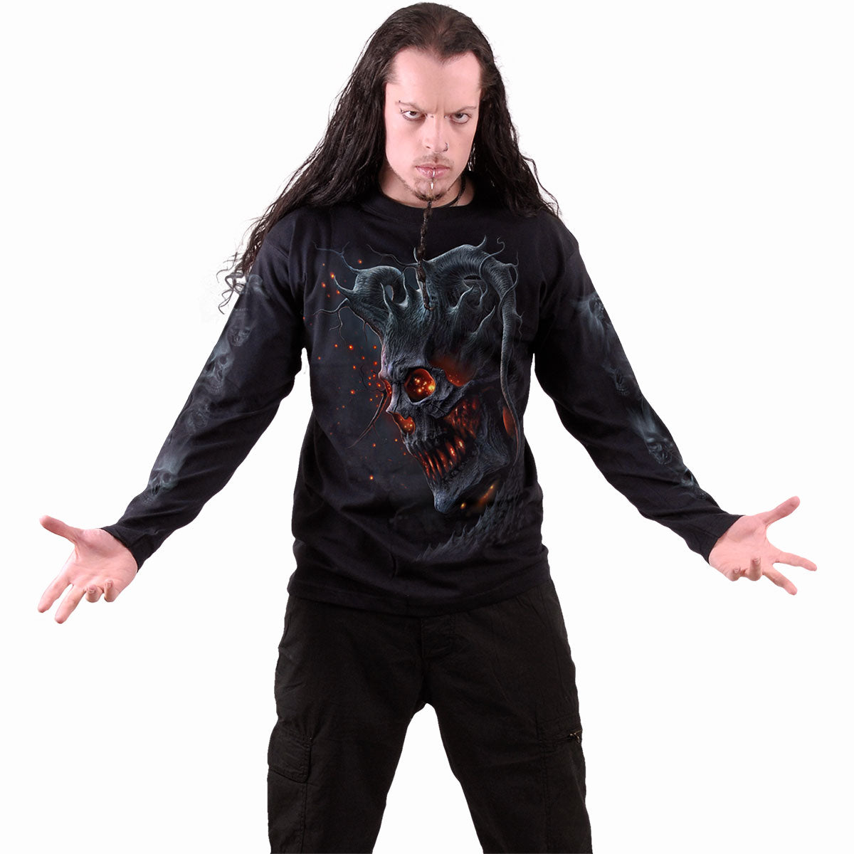 SPIRAL - DEATH EMBERS - LONGSLEEVE T-SHIRT