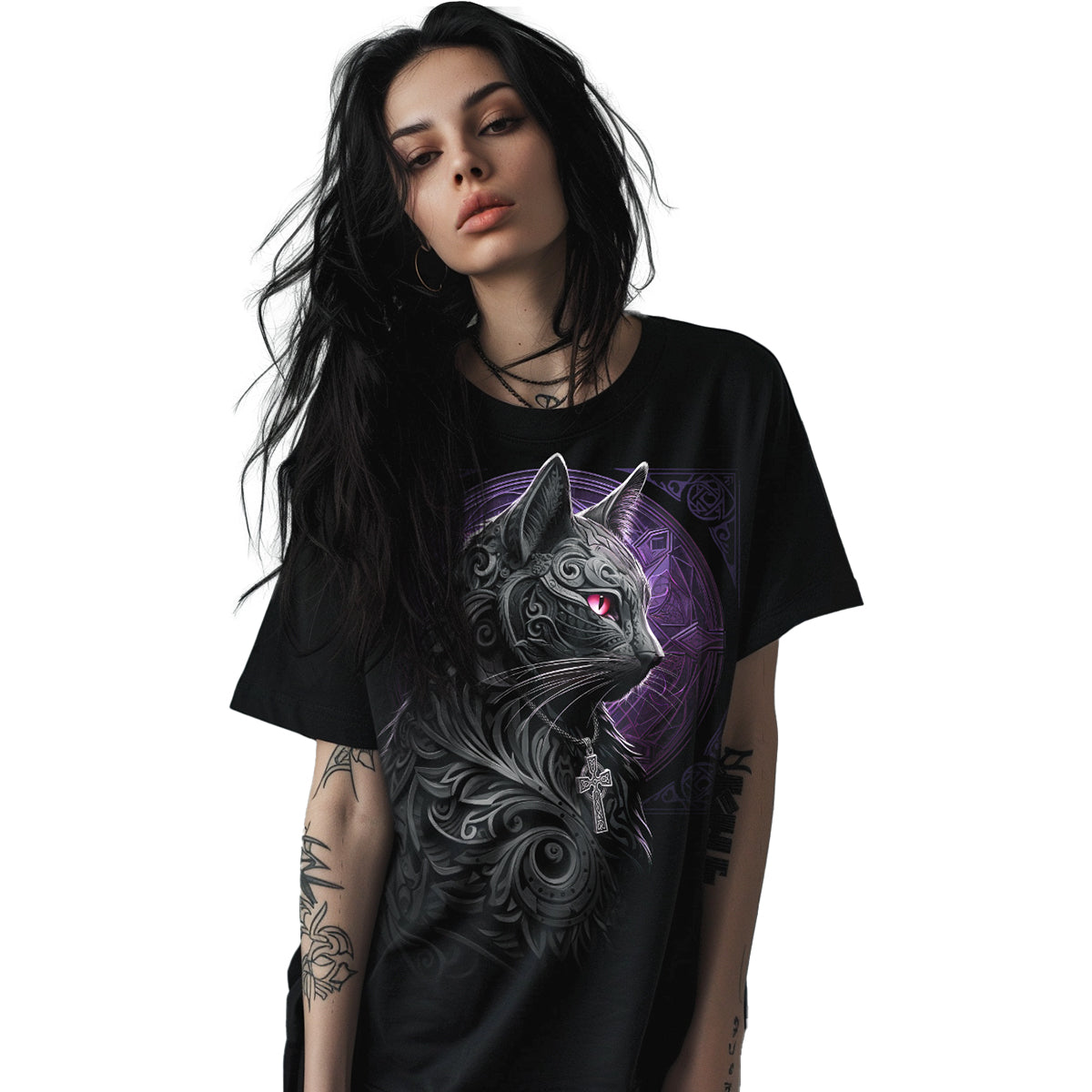 SPIRAL - CELTIC WHISKERS - FRONT PRINT T-SHIRT
