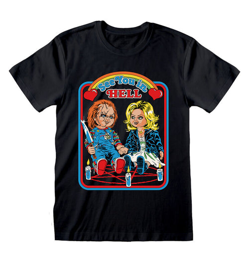 STEVEN RHODES - CHUCKY SEE YOU IN HELL - T-SHIRT