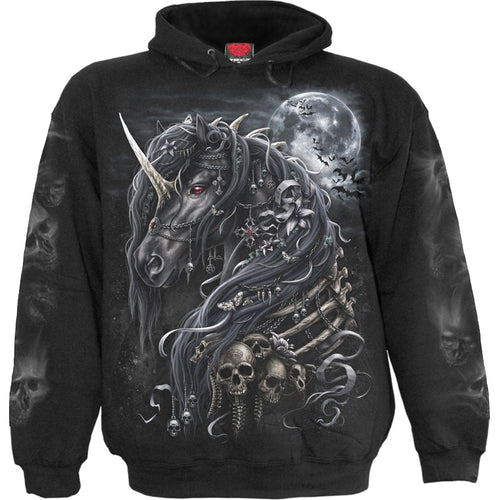 SPIRAL - DARK UNICORN - HOODY BLACK