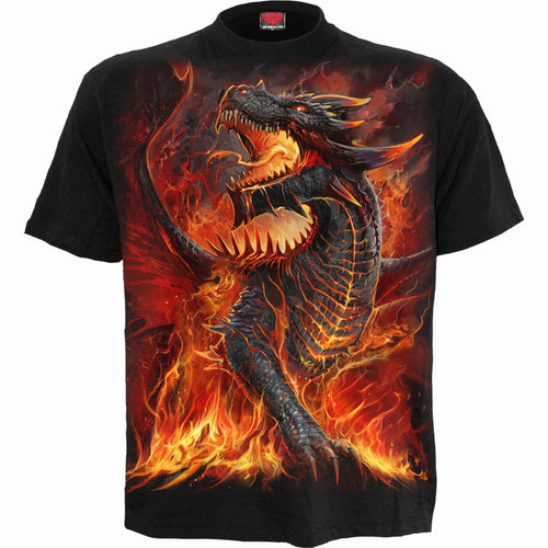 SPIRAL - DRACONIS - KIDS T-SHIRT BLACK