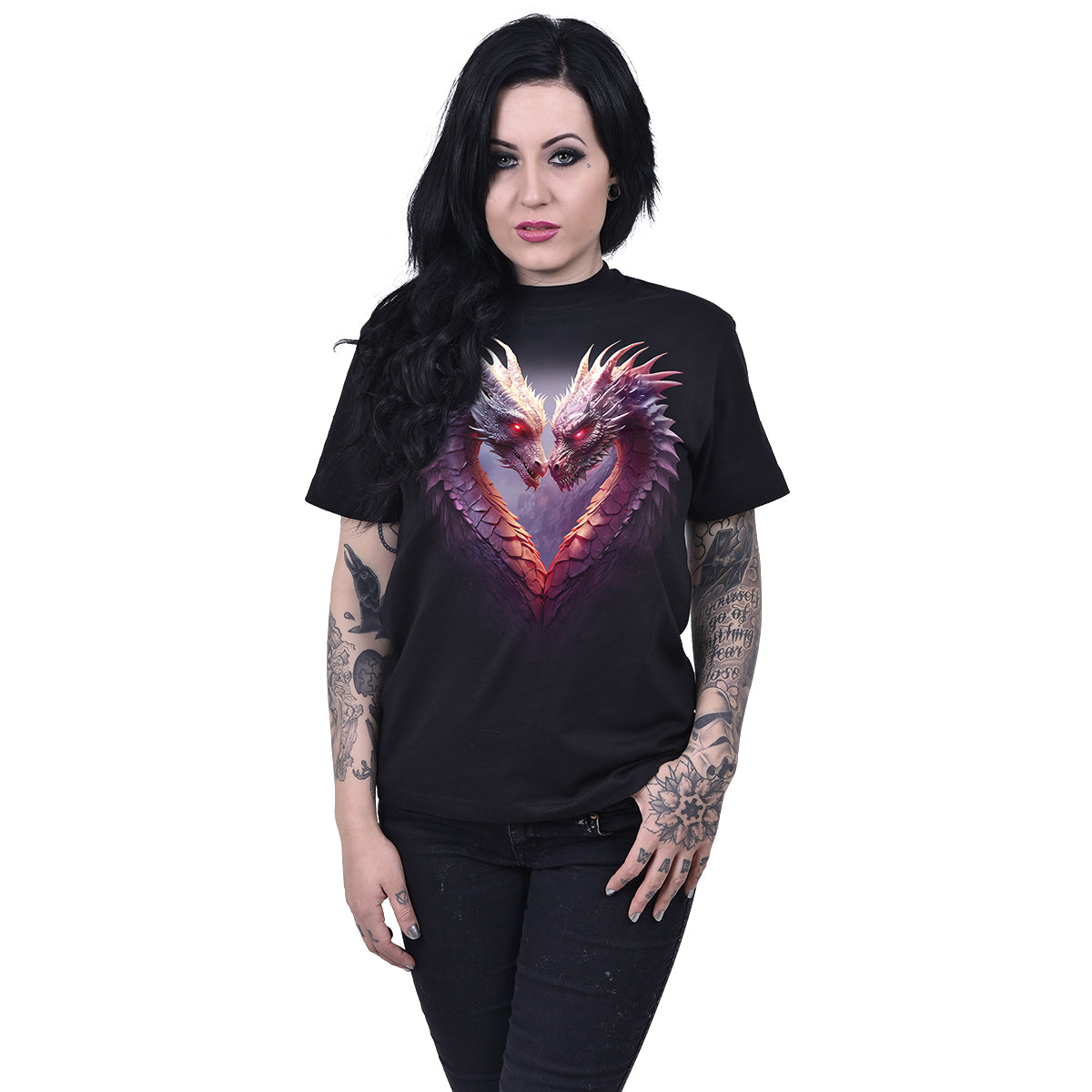 SPIRAL - HEART OF DRAGONS - FRONT PRINT T-SHIRT