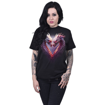 SPIRAL - HEART OF DRAGONS - FRONT PRINT T-SHIRT