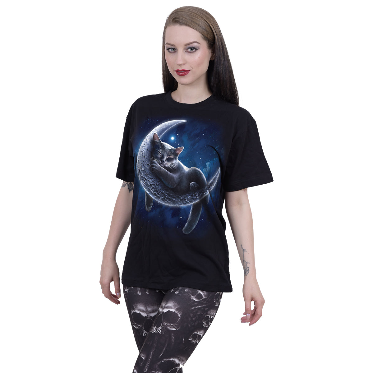 SPIRAL - VELVET MOON - FRONT PRINT T-SHIRT
