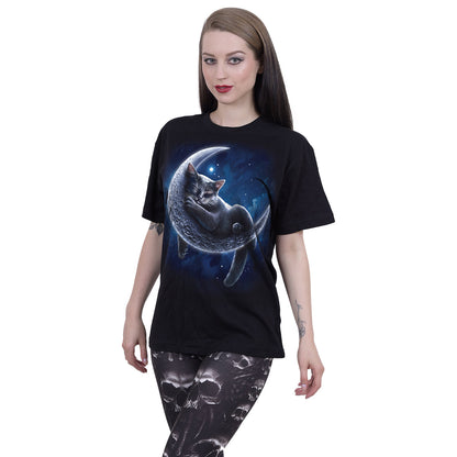 SPIRAL - VELVET MOON - FRONT PRINT T-SHIRT