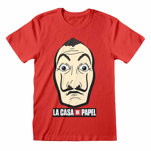 LA CASA DE PAPEL - MASKE UND LOGO - T-SHIRT