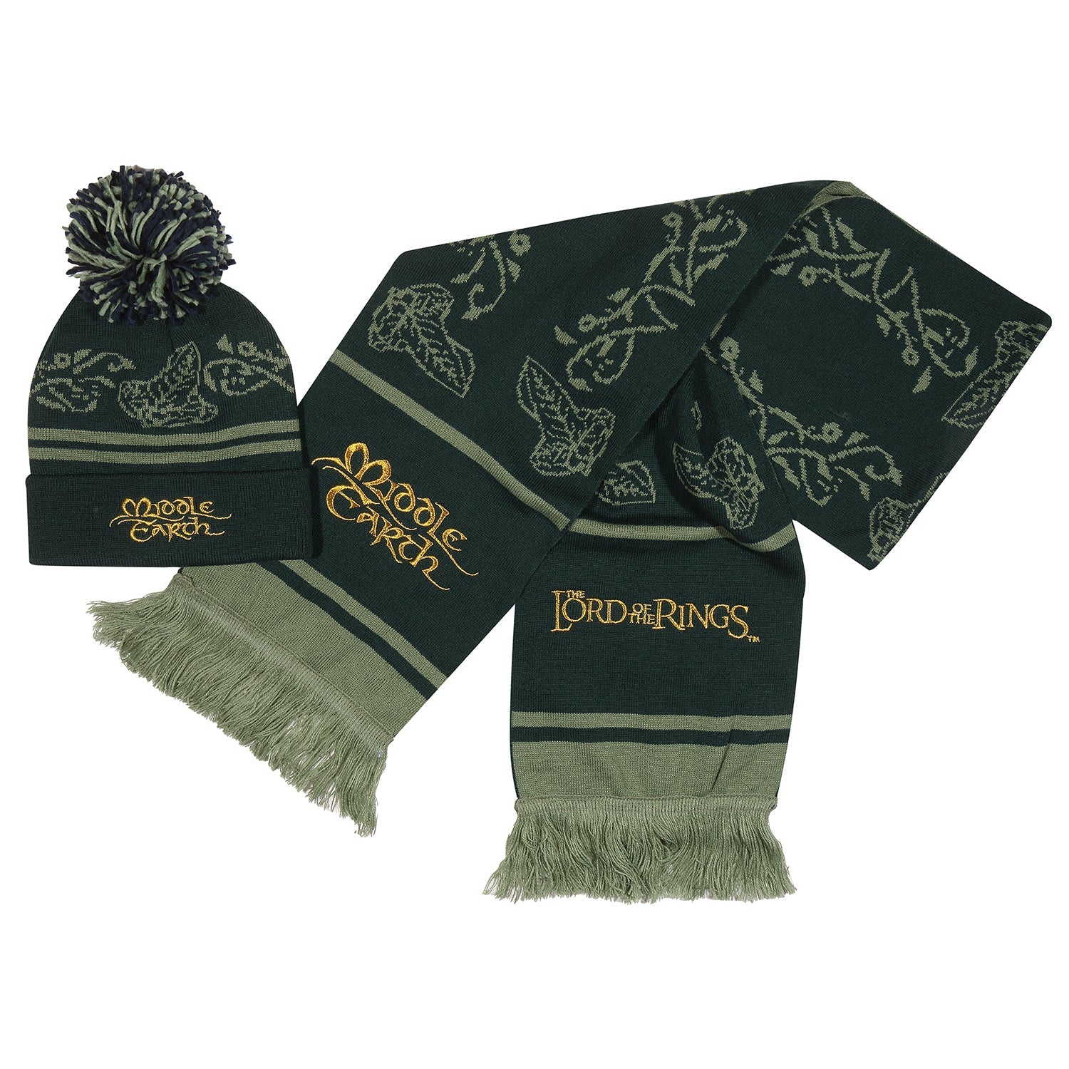 LORD OF THE RINGS - MIDDLE EARTH - HAT AND SCARF SET