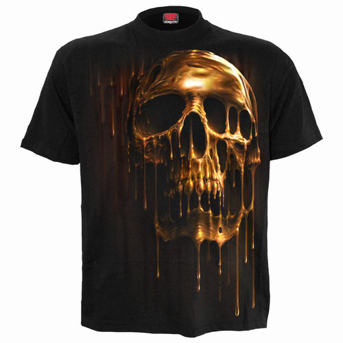 SPIRALE - TROPFENDES GOLD - T-SHIRT