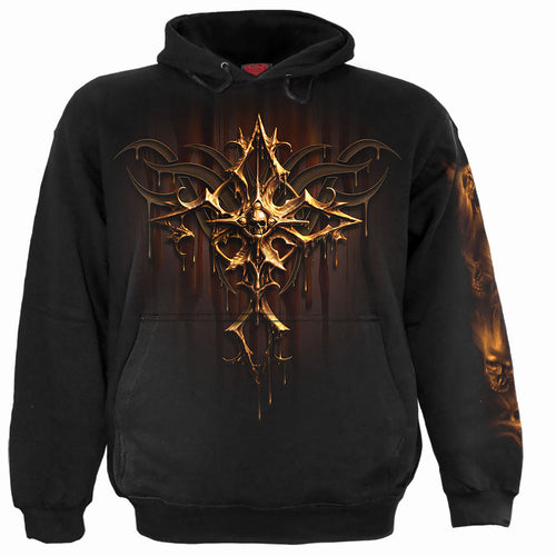 SPIRALE - TROPFENDES GOLD - HOODIE