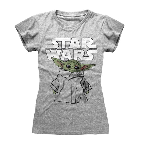 STAR WARS: DER MANDALORIANER - KINDLICHE SKIZZE - T-SHIRT