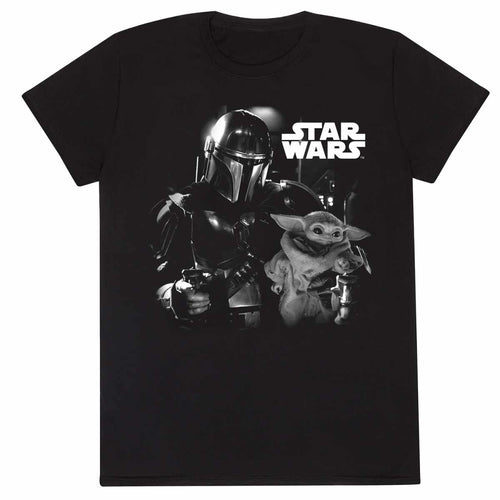 STAR WARS: DER MANDALORIANER - S/W FOTO - T-SHIRT