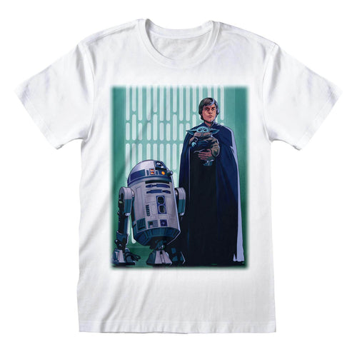 STAR WARS: DER MANDALORIANER - LUKE SKYWALKER UND GROGU - T-SHIRT