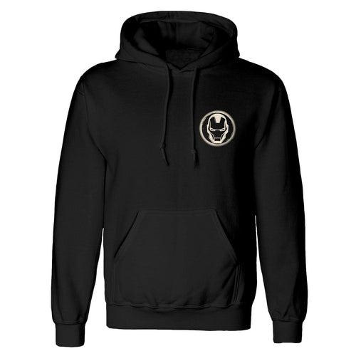 MARVEL COMICS - IRON MAN LINOCUT PRINT FRONT AND BACK - HOODIE