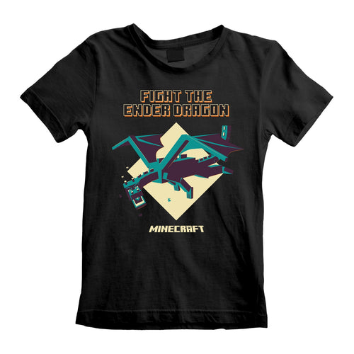 MINECRAFT - ENDER DRACHE - KINDER-T-SHIRT