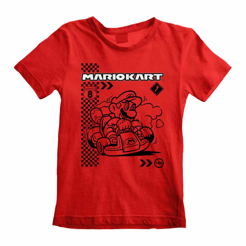 SUPER MARIO KART - CHAMPION - KINDER T-SHIRT