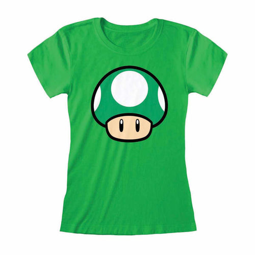 SUPER MARIO - 1-UP MUSHROOM - FITTED T-SHIRT