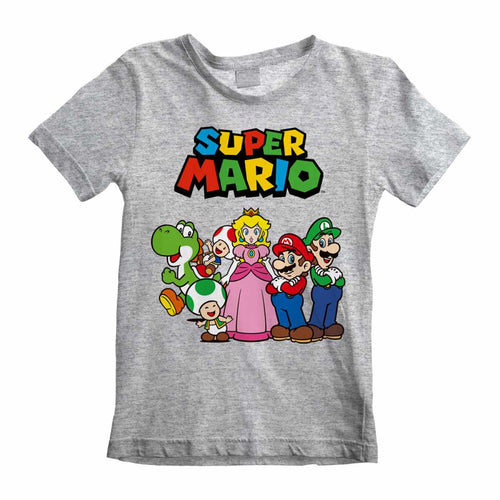 SUPER MARIO - VINTAGE GRUPPE KINDER T-SHIRT
