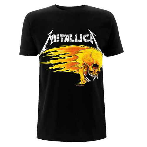 METALLICA - FLAMING SKULL TOUR 94 - T-SHIRT