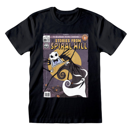 PESADILLA ANTES DE NAVIDAD - PORTADA DE SPIRAL HILL - CAMISETA