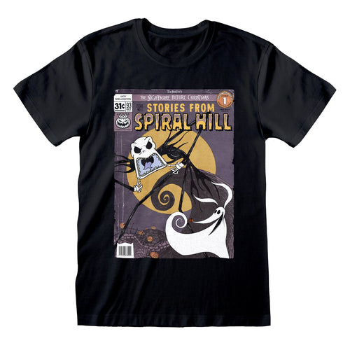 NIGHTMARE BEFORE CHRISTMAS - SPIRAL HILL COVER - T-SHIRT