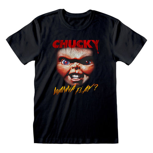 KINDERSPIEL - CHUCKY GESICHT - T-SHIRT